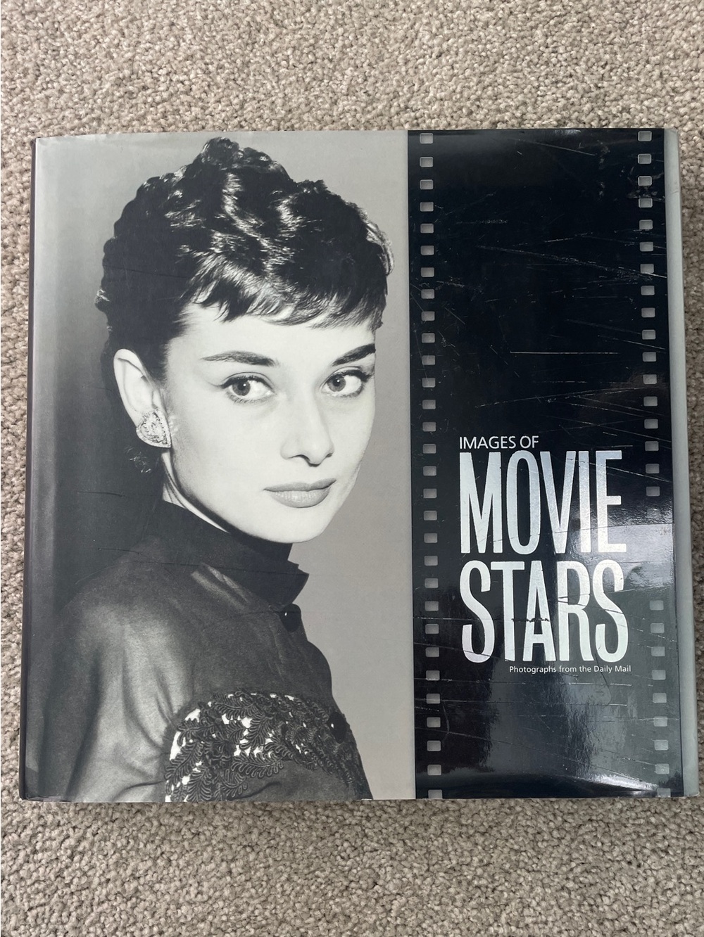 Collectable Images of Movie Stars Hardcover Photo Book - Black & White